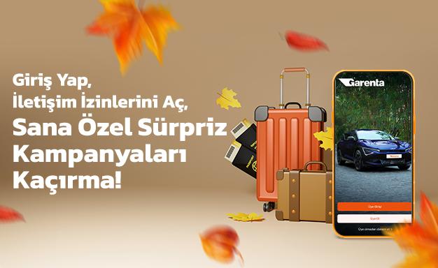 Sana özel kampanyalardan yararlanmak için giriş yap ve iletişim izinlerini aç!