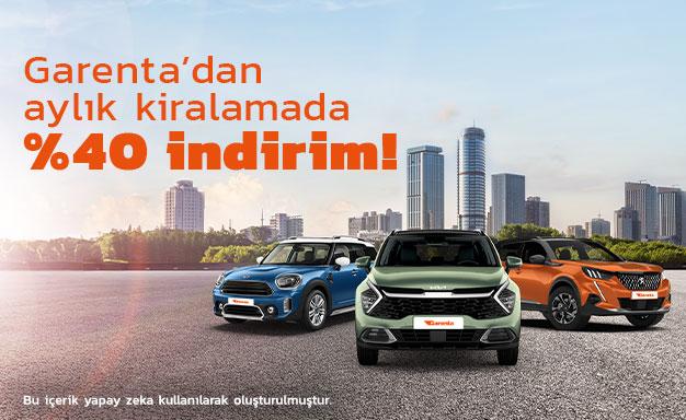 Aylık kiralamaya özel avantajlı fiyatlar seni bekliyor.